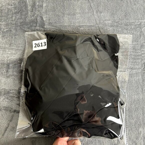 Nicole Miller One Shoulder Pleated Solid Black Dress Asymmetrical Whimisical 8 - Picture 12 of 12